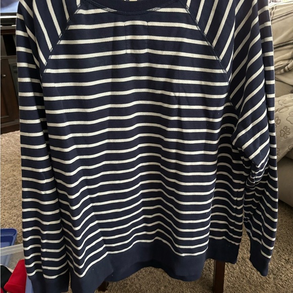 Womens Old Navy Striped Sweatshirt Size XXL - Picture 2 of 6